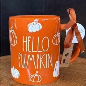 Rae Dunn Fall Orange Pumpkin Mug